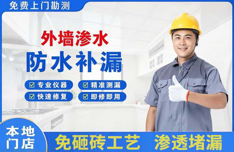 嬉子湖外墙渗水维修